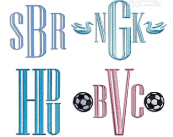 Bain Machine Embroidery Font Alphabet Letters INSTANT DOWNLOAD BX pes dst