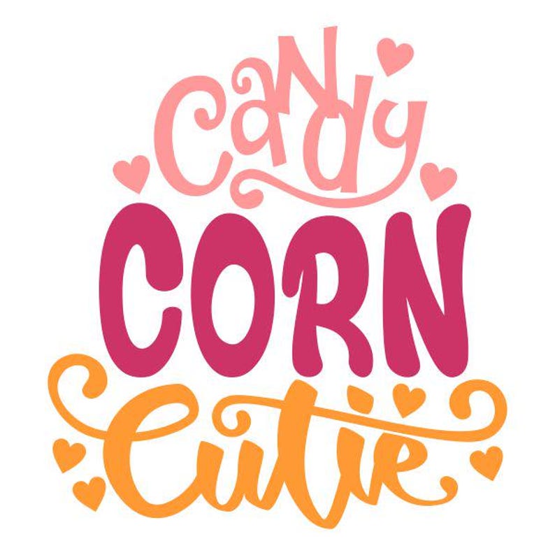 Candy Corn Cutie Cuttable Design SVG PNG DXF & Eps Designs Cameo File ...
