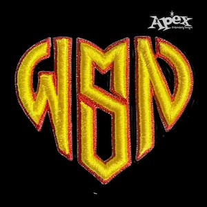 Heart Monogram 3d Puff Valentines Day Love Machine Embroidery Font Alphabet Letters INSTANT DOWNLOAD BX pes dst