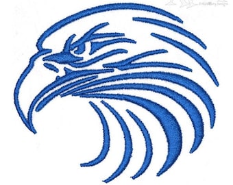 Eagle Head  Machine Embroidery Design PES DST JEF Instant Download
