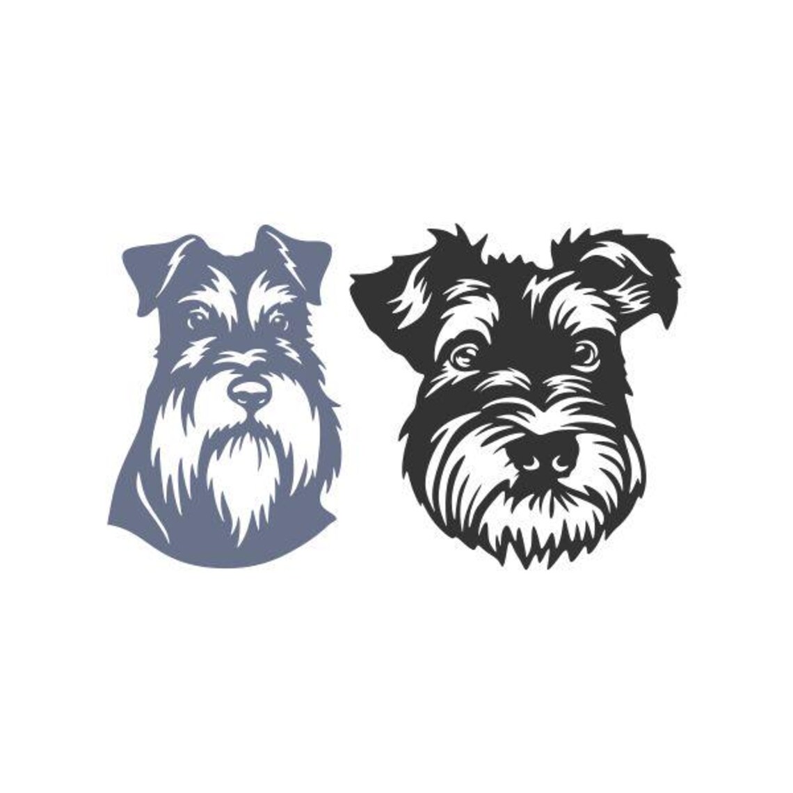Cutable Doge Schnauzer Dog Cuttable Design SVG PNG DXF & Eps Designs Cameo File ...