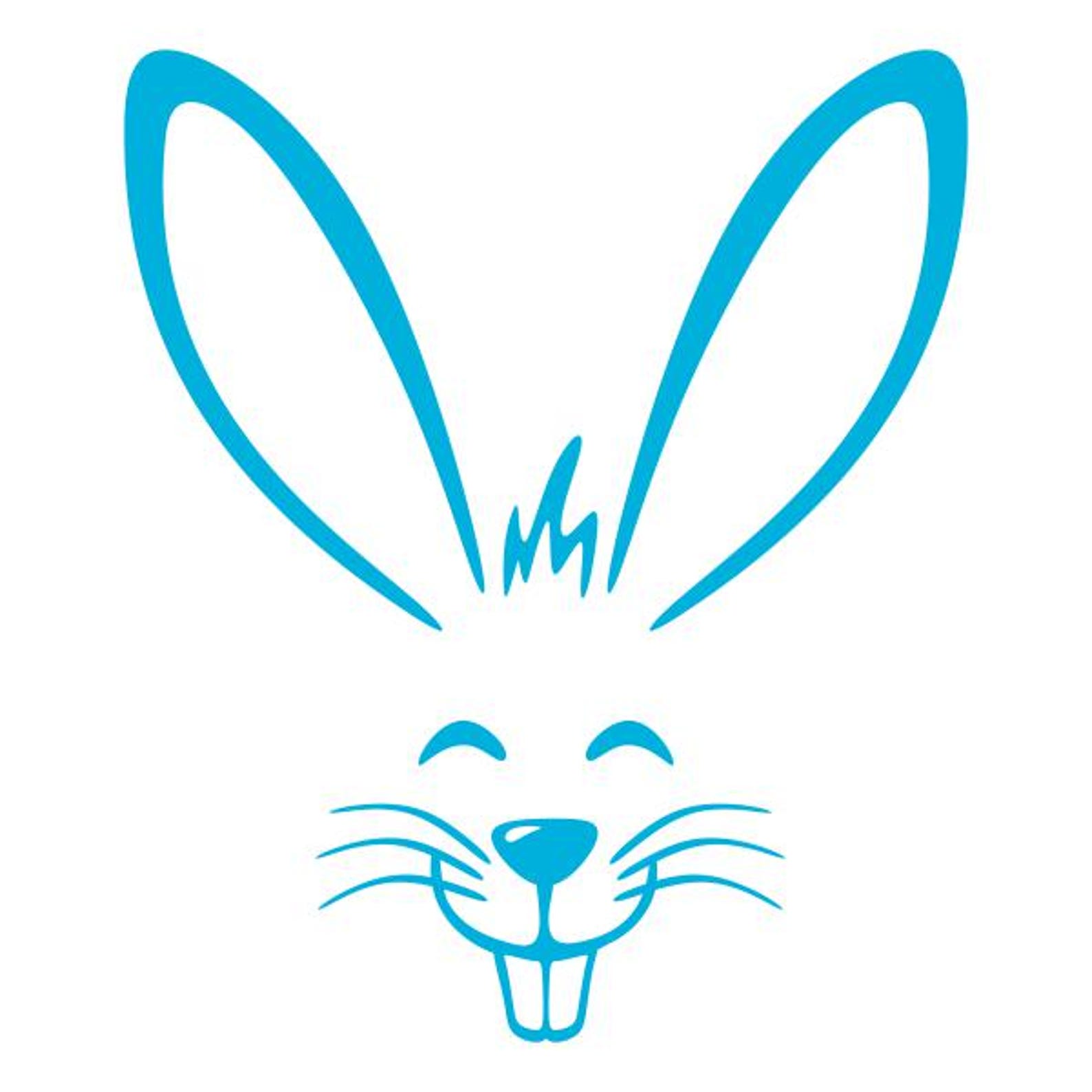 Bunny Face Cuttable Design SVG PNG DXF & Eps Designs Cameo File ...