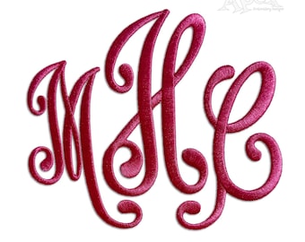 Alsace Monogram Machine Embroidery Font Alphabet Letters INSTANT DOWNLOAD BX pes dst
