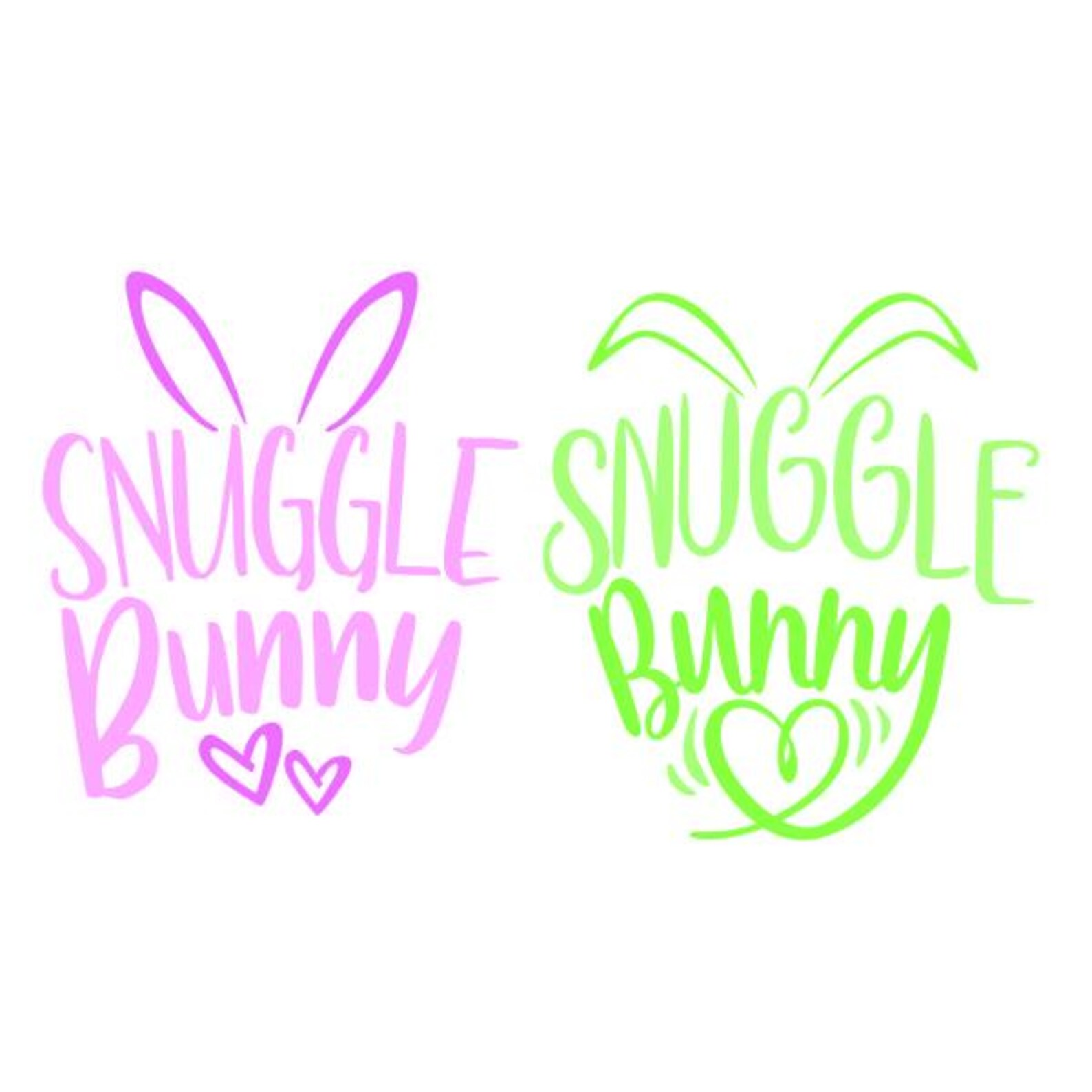Snuggle Bunny Cuttable Design SVG PNG DXF & Eps Designs Cameo File ...