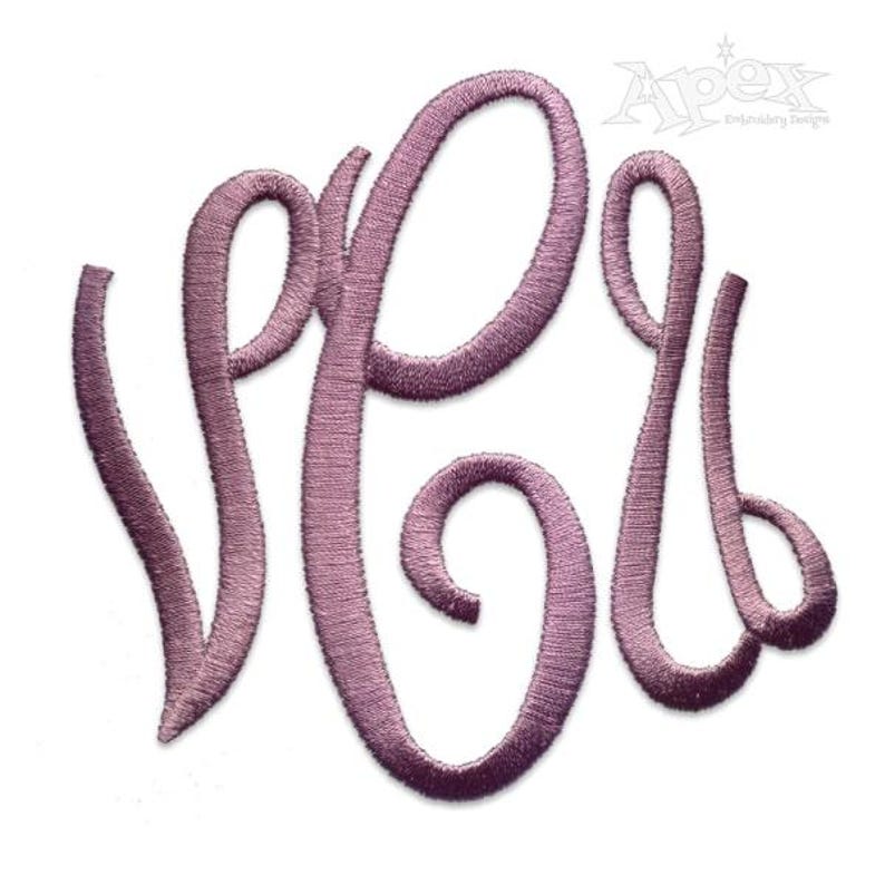 Empire Monogram Machine Embroidery Font Alphabet Letters INSTANT ...