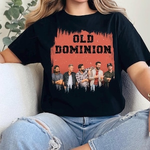 Old Dominion Band Tee  Vintage Concert Graphic Shirt for Country Music Fans