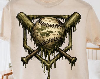Camo Baseball Homeplate PNG, Camo Baseball Drip Art Sports PNG, Camouflage Clipart Distressed Shirt Graphic Design (Digital Download).