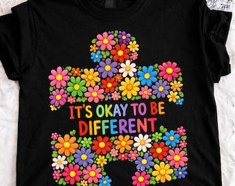 Autism Awareness Coquette Png, Autism flowers png, It's Oke To Be Different Autism png, Autism mom Checker Shirt Design, Digital Download.