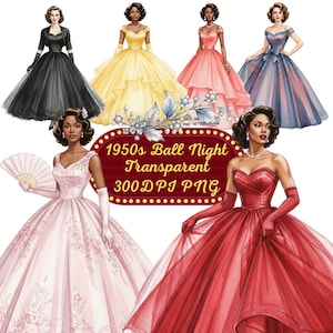 50s Ballroom Dress - Etsy