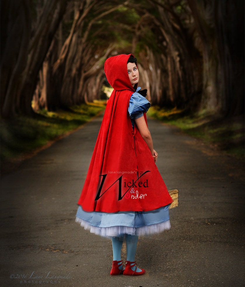 Into The Woods Costume Little Red Riding Hood Costume Luxe Etsy