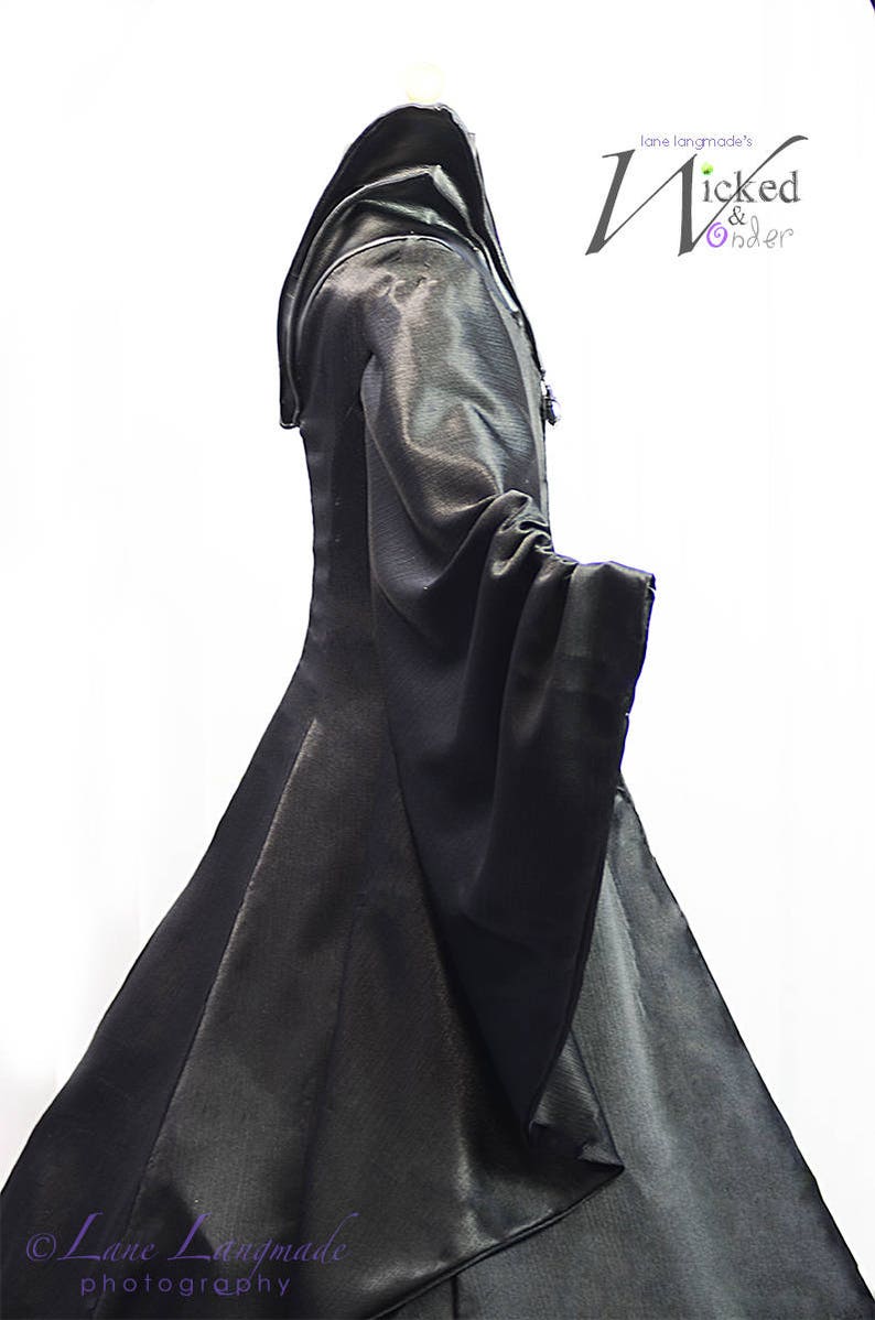 Maleficent 2 Costume Dress Adult, Maleficent Mistress of Evil Descendants, Maleficent cosplay, Disney Villain Halloween Costume, black image 8