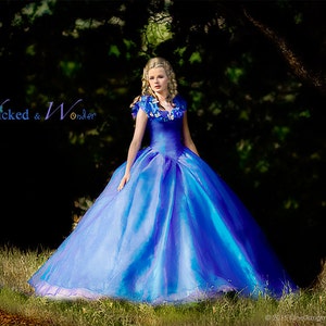 Cinderella Costume 2015, Cinderella Dress Tween Teen Adult, Cinderella teen, 2015 Movie Dress, Disney Princess Halloween Costume image 3