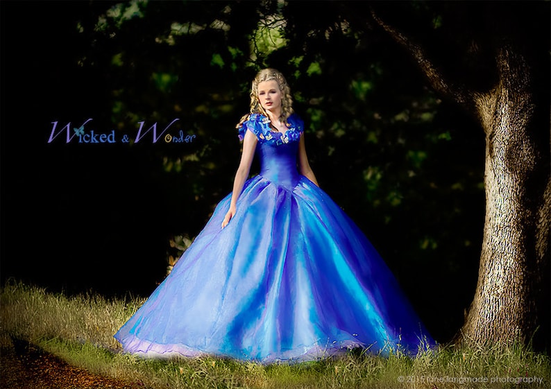 Cinderella Costume 2015, Cinderella Dress Tween Teen Adult, Cinderella teen, 2015 Movie Dress, Disney Princess Halloween Costume image 3