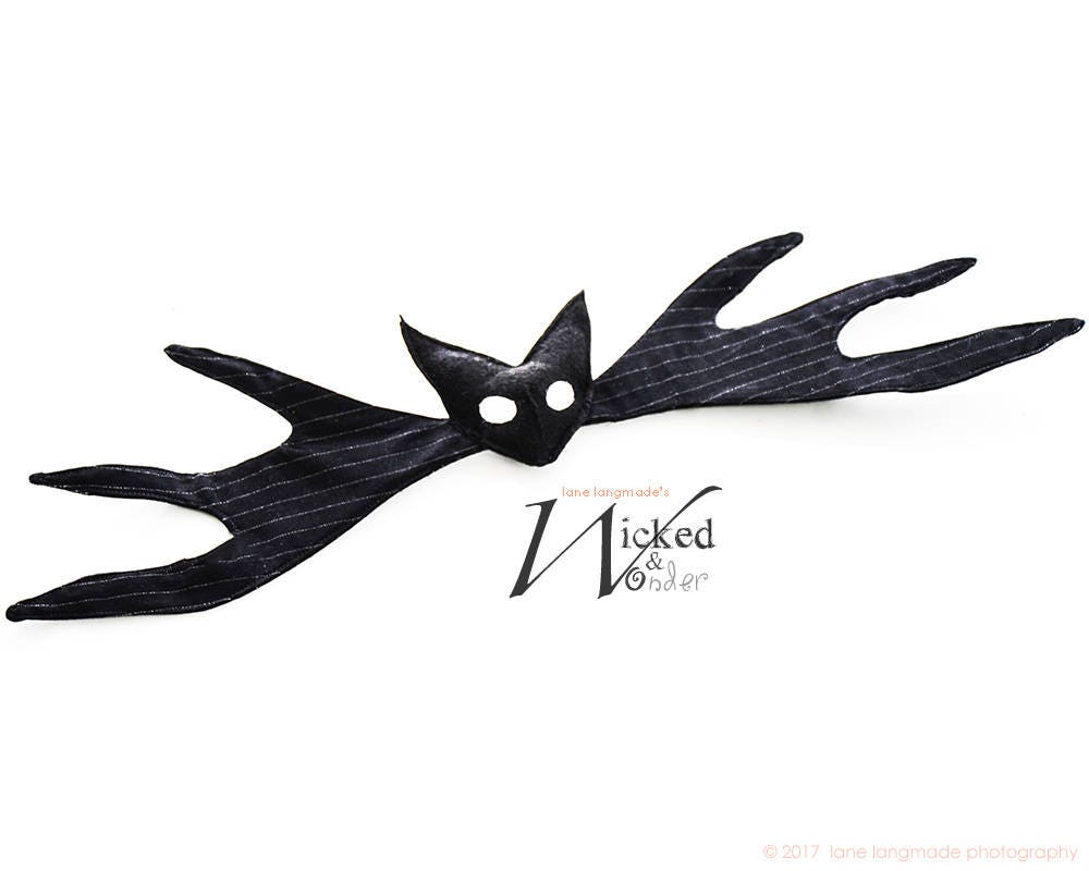 BAT BOW Tie for Nightmare Before Christmas Jack Skellington Etsy