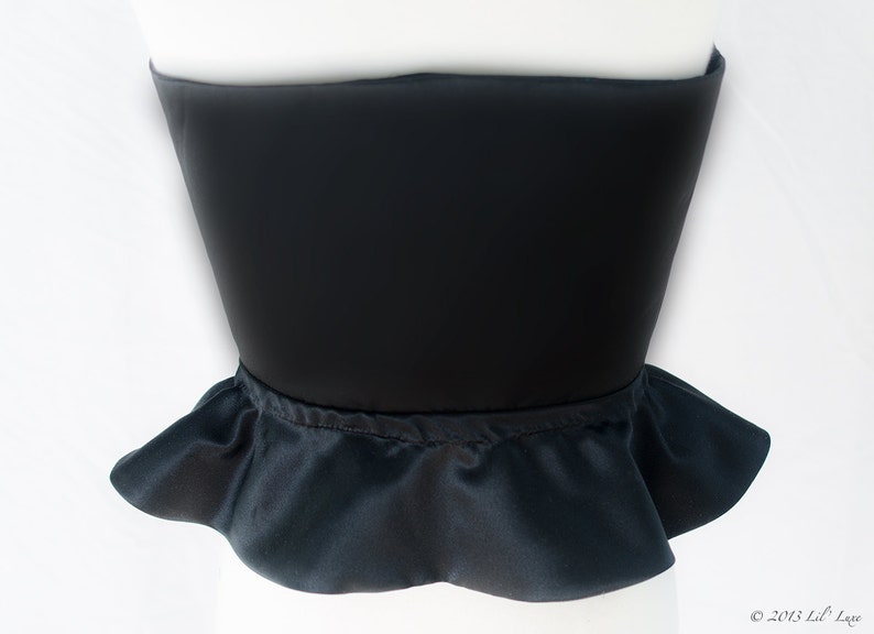 Girls & Women's Wicked Witch of the West black costume BELT or mock CORSET for Halloween bild 3