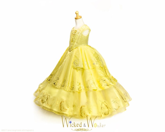 belle prom dress beauty and the beast