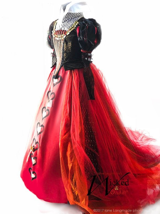 Queen Of Hearts Costume, Halloween Costume Queen Of Hearts Cosplay