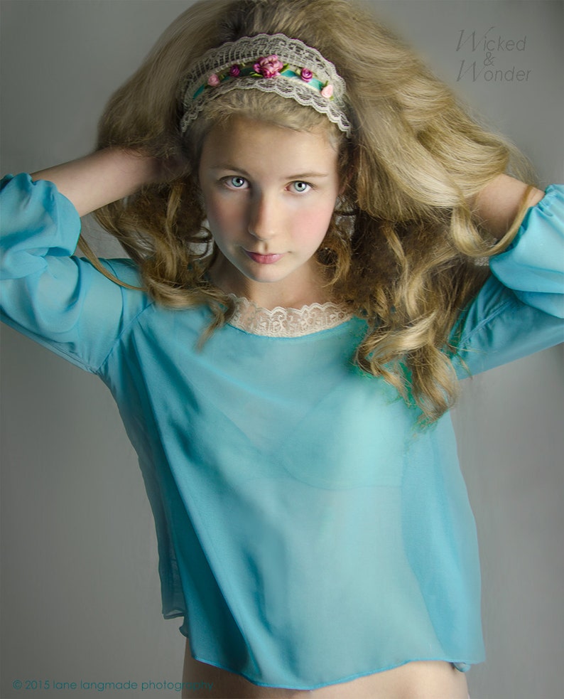 sheer top teens Sheer top teens