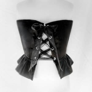 Girls & Women's Wicked Witch of the West black costume BELT or mock CORSET for Halloween