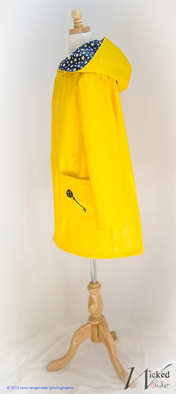 coraline yellow raincoat and boots