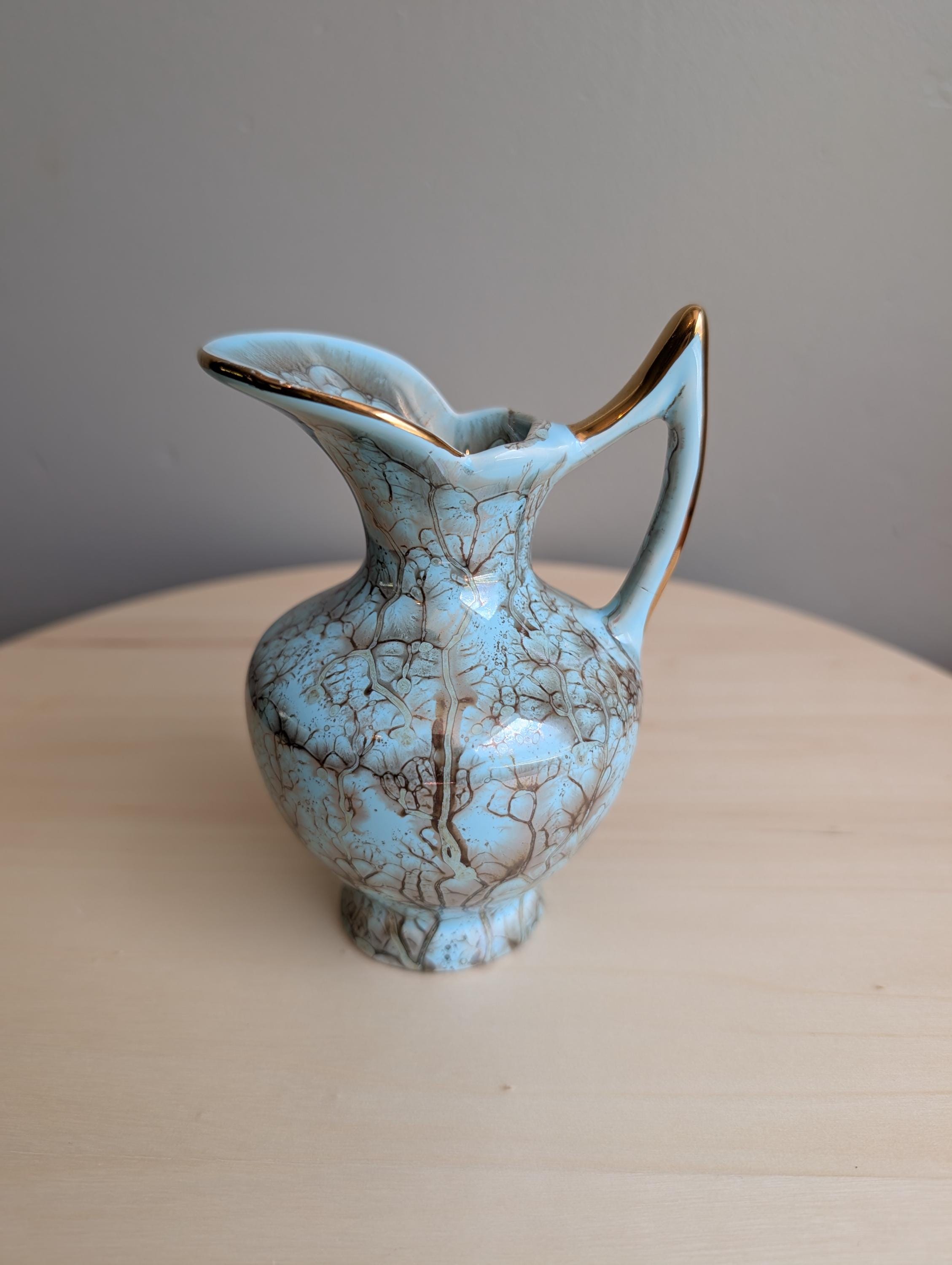 ビンテージgouda pottery Holland flower base Gouda Holland Vase - Etsy