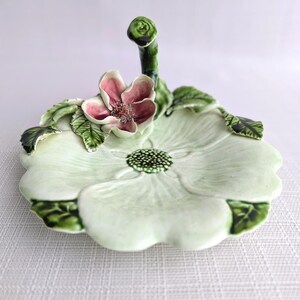 Vee Jackson Ceramic Sculptural Floral Centerpiece | Mid‑Century Pasadena California Pottery