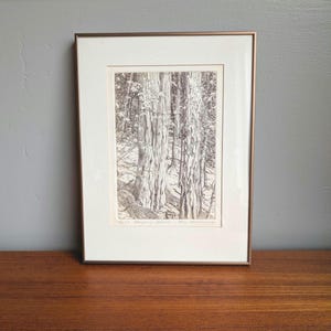 Whispering Autumn Trees | Hand-Printed Etching | Signed Artist Proof