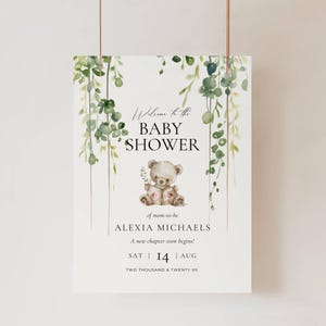 A New Chapter Baby Shower Welcome Sign, Book Baby Shower Poster Template, Storybook Shower Signage Digital, New Chapter Begins Decor SB01