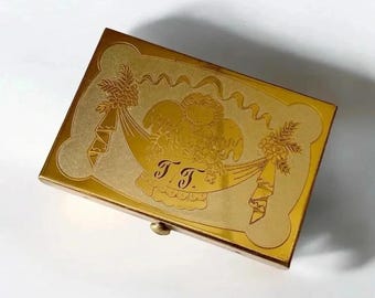Stylos vintage Parker Wadsworth Compact : motif floral et ange