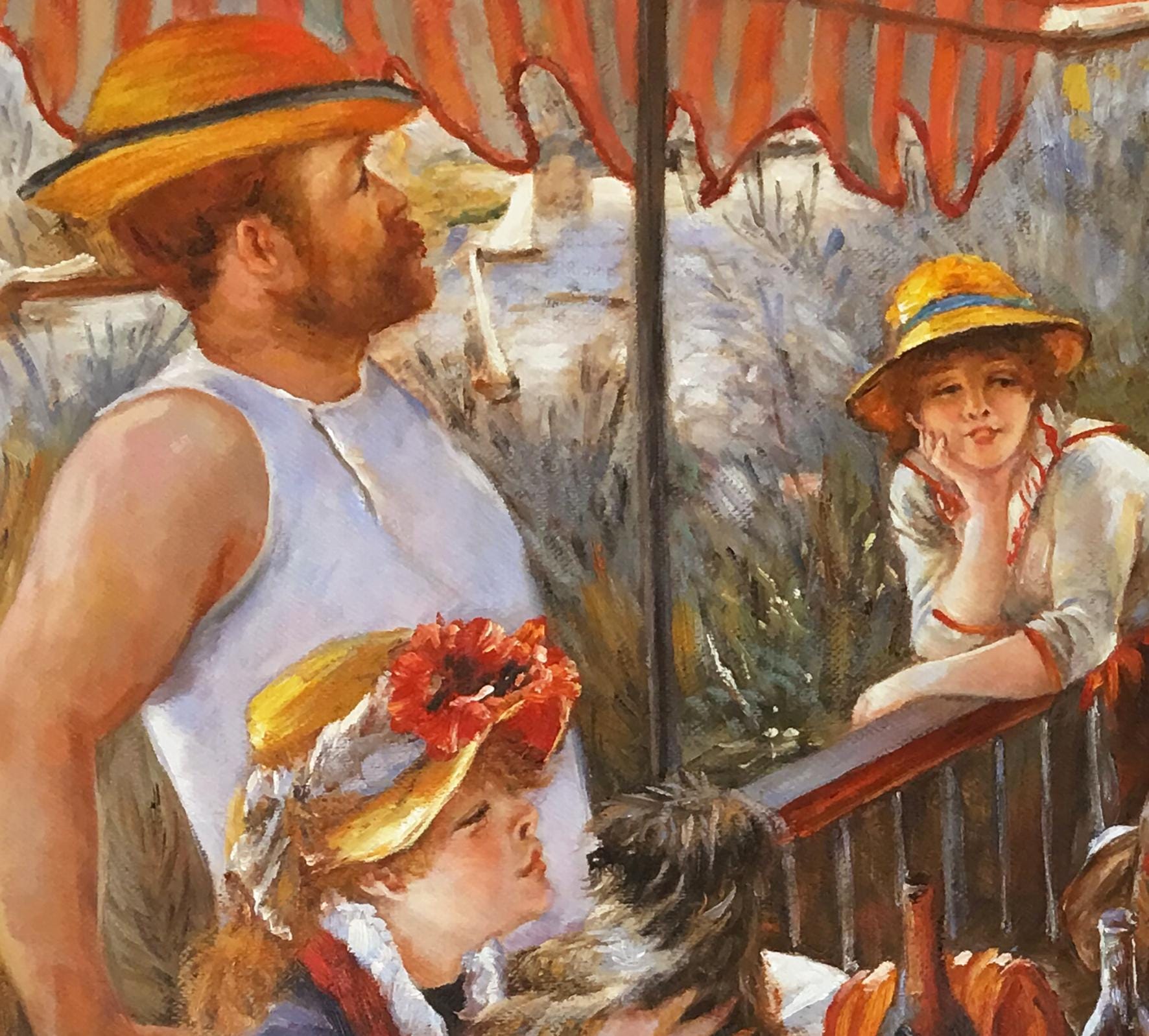Hand-painted Pierre-auguste Renoir Luncheon of Boating Party, Ball