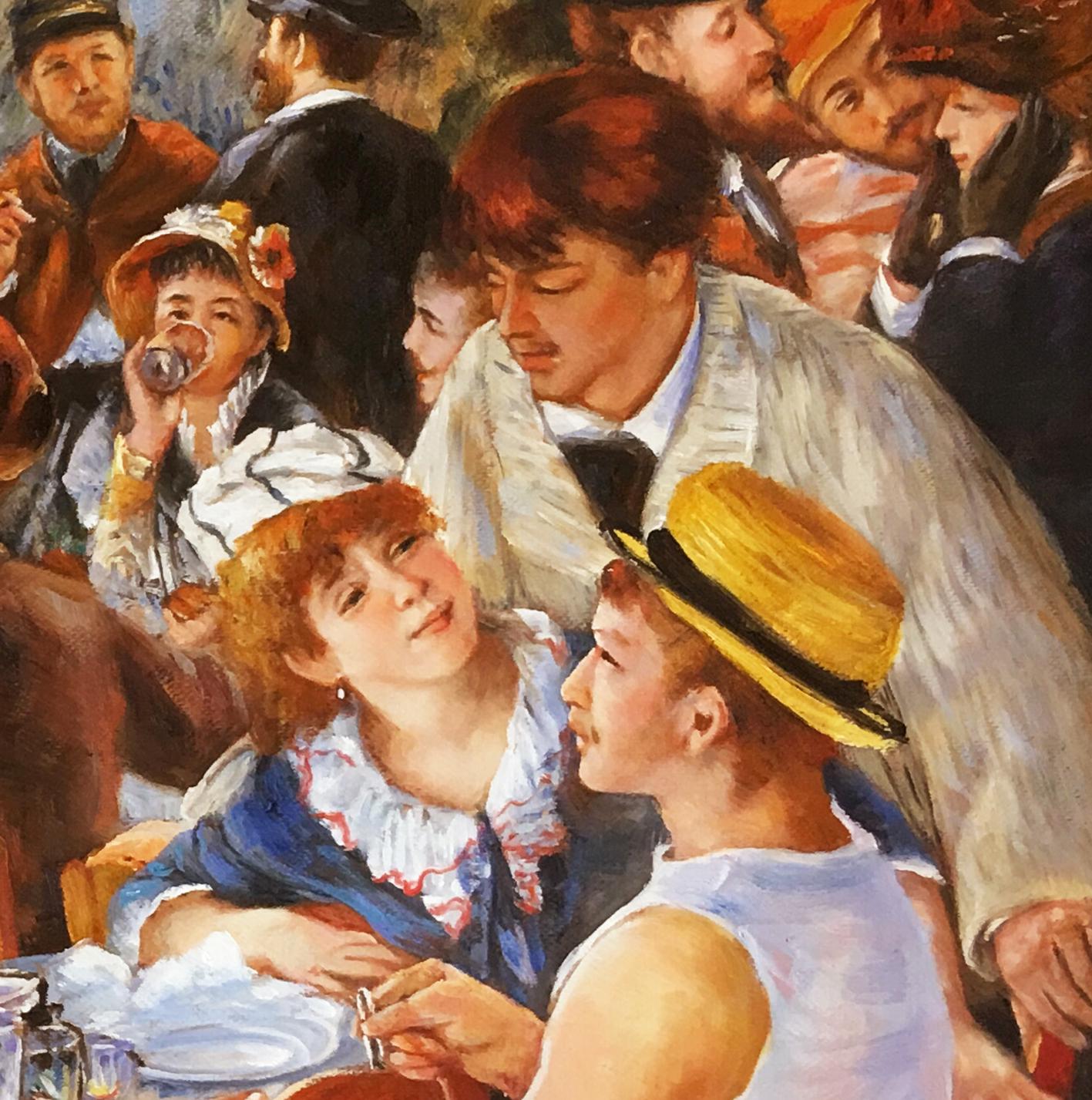 Hand-painted Pierre-auguste Renoir Luncheon of Boating Party, Ball