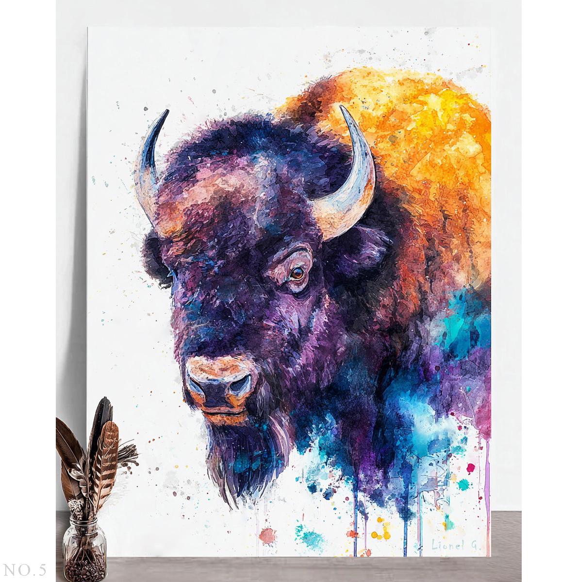 9 手描きのオリジナル動物絵画パンダの赤ちゃん、大きなかわいい保育園