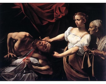9 Handmade Caravaggio artwork oil paintings: Judith Beheading Holofernes, St Francis Ecstasy,Madonna Loreto,Supper at Emmaus,Isaac Sacrifice