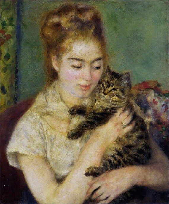 20 Handmade Pierre-auguste Renoir Oil Paintings  Woman in Blue Dress, Girl  Portraits Art Canvas - Etsy