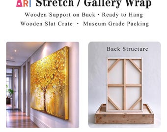 Canvas Framing & Stretching for Paintings Purchased from Our Shop