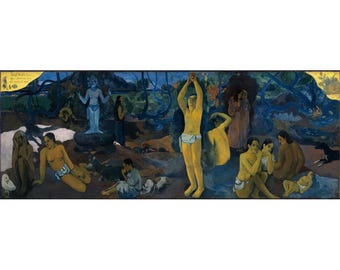 Paul Gauguin "Where Do We come from? What Are We? Where Are We Going" - hand painted large oil painting reproduction