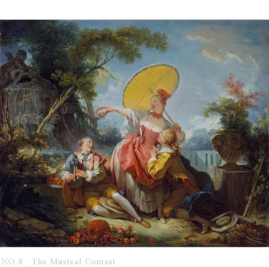 The Swing Jean-Honoré Fragonard - 9 Hand painted Rococo oil