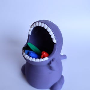 Dinosaur Pen Holder | 3D Printed T-Rex Pencil Cup | Back to School Desk Organizer | Fun Gift for Kids, Teachers & Students