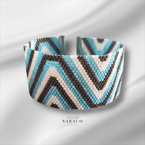 Peyote bracelet pattern, Bracelet pattern, Beaded bracelet pattern, Hermes bracelet, Even peyote, Bead weaving, PDF file.