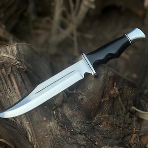 Handgjord Ghostface Scream Replica Knife Buck 120 Knife, Jubileumspresent, Alla hjärtans dag-present