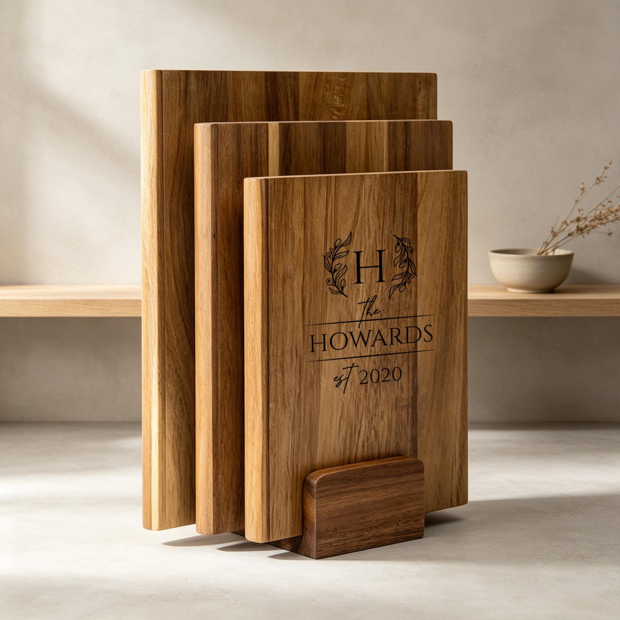 Personalized cutting board with brand - Etsy 日本