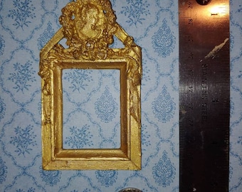 Vintage Miniature Dollhouse Framed Wall Painting 1:12 Doll Home Decor PNW JQ