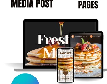 Bakery Instagram Templates, DIY marketing, Cafe Shop Instagram