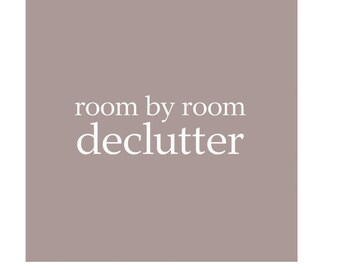 Room By Room Declutter Checklist Printable - Home organization Cleaning List - Instant Download PDF