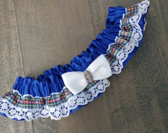 Garter, Scottish Wedding, Something Blue Dress Stewart Garter