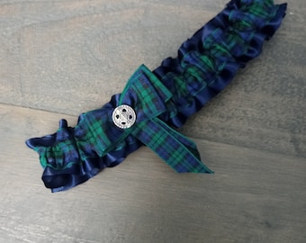 Blackwatch Tartan Garter