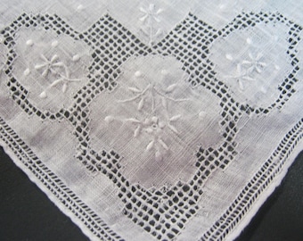 Gift for Bride - Vintage Handkerchief