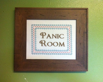 Panic Room Cross-Stitch Downloadable PDF Pattern