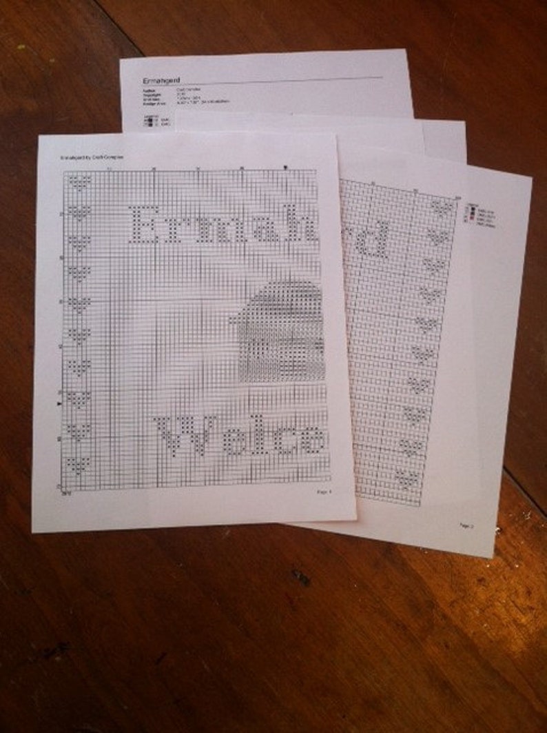 Ermahgerd Cross-stitch Downloadable PDF Pattern image 4