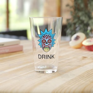 Funny Drink Pint Glass - Perfect for Parties, Gift for Friends, Beer Lovers, Housewarming, or Celebrations